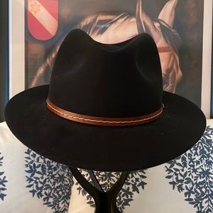 DARK NAVY (Not Black 🤦‍♀️) Wool Borsalino Hat Sz 7 1/8